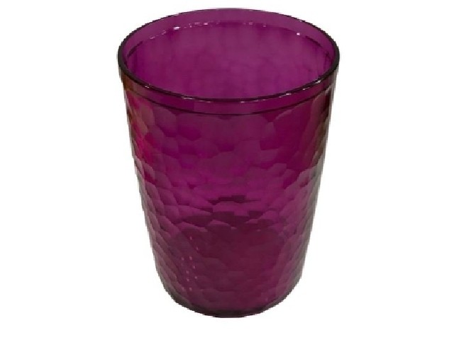 Стакан в ванную комнату Natural stone фиолетовый прозрачный 1216/20